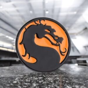 High Quality Mortal Kombat Dragon Pin Enamel Metal Cosplay Lapel Pin
