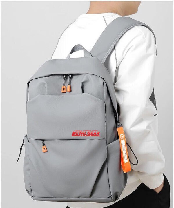 Metal Gear Solid Backpack | USB Port & Headphone Slot | Waterproof Oxford Bag - Image 3