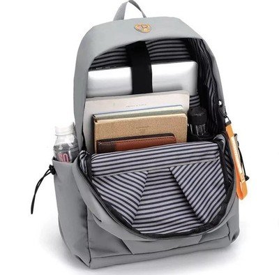 Black PlayStation Logo Backpack 🎮 USB Charging Port, Waterproof, - Image 6