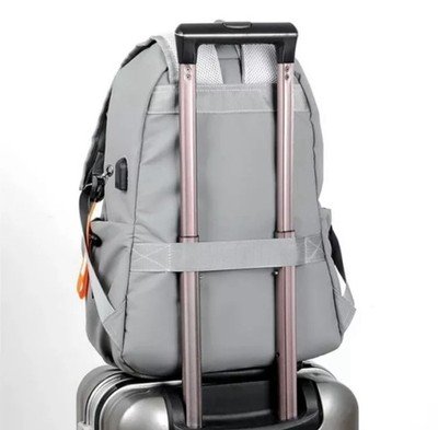 Black PlayStation Logo Backpack 🎮 USB Charging Port, Waterproof, - Image 5
